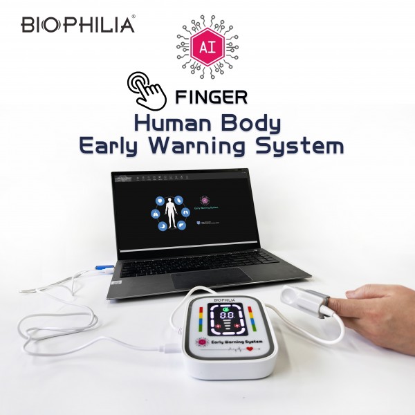 Biophilia AI Finger-Model Human Body Early Warning System