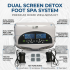 Dual Screen Ion Detox Foot Spa With TENS Massager For Body Relax