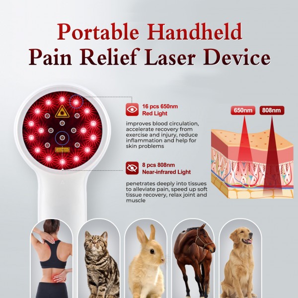 Portable Handheld Laser Therapy Device